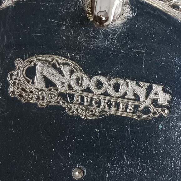 Nocona Vintage Buckle Men's Black Belt 42 x 105 - Picture 4 of 8